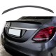 REAR SPOILER LIP BLACK GLOSSY fits for Mercedes W205 C-Class 2014-2021