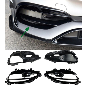 Air intake grilles in AMG design suitable for Mercedes A-Class W176 FACELIFT with AMG Styling