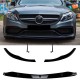 Front Spoiler Lip Spoiler suitable for Mercedes W205 S205 C205 A205 only C63 AMG