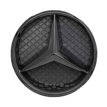 ORIGINAL MERCEDES EMBLEM MATT LACKIERT + GRUNDTRÄGER PASST FÜR GCP GRILLS