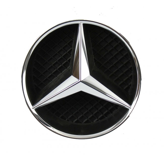 ORIGINAL MERCEDES EMBLEM MIT GRUNDTRÄGER PASST FÜR GCP GRILLS 