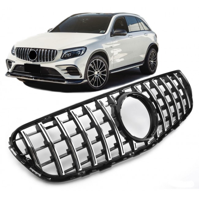Sport Panamericana GT Grill Grille fits for Mercedes X253 GLC-Class pre-facelift