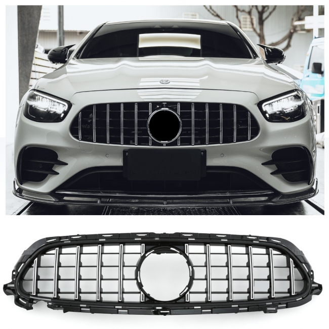 Grille Sport fits for Mercedes W213 C238 E-Class FACELIFT PANAMERICANA GT LOOK 