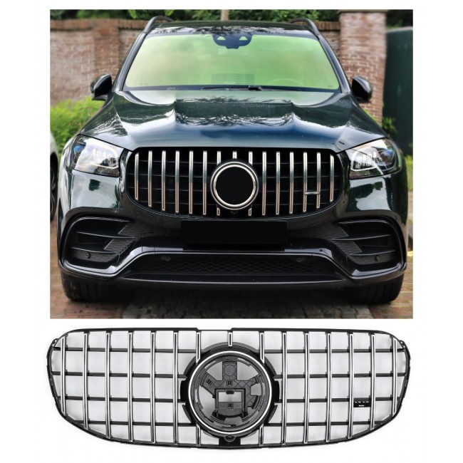 Sport grille fits on Mercedes X167 GLS PANAMERICANA GT