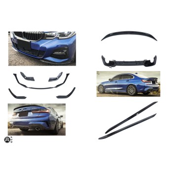 FITS FOR BMW 3 SERIES G20 SEDAN SPOILER PACKAGE DIFFUSER REAR SPOILER FRONT SPOILER