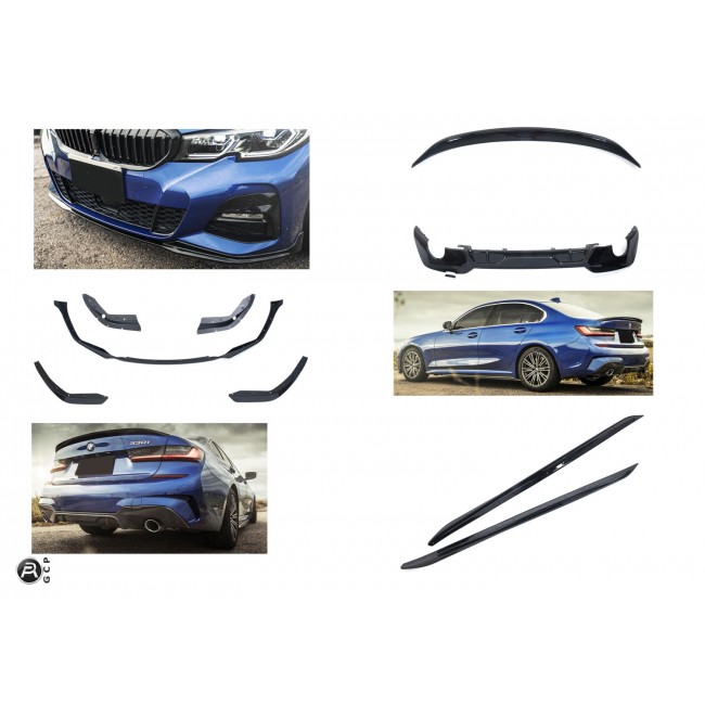 FITS FOR BMW 3 SERIES G20 SEDAN SPOILER PACKAGE DIFFUSER REAR SPOILER FRONT SPOILER