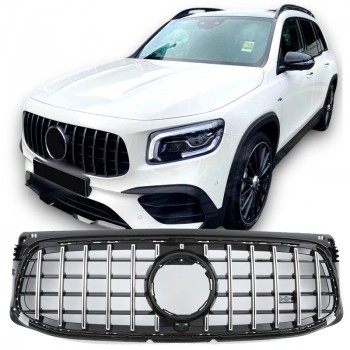 Grille Sport Chrome / Black fits for Mercedes X247 GLB PANAMERICANA GT 2019-2023