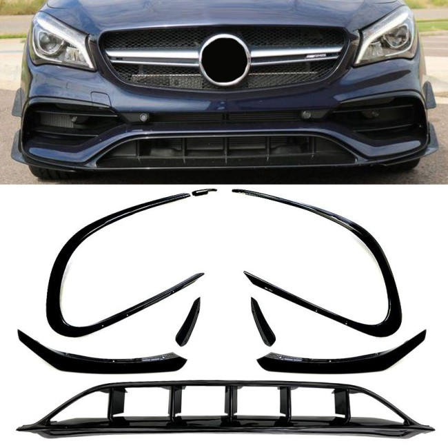 FRONT SPOILER fits for Mercedes C117 CLA class facelift
