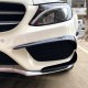 FITS FOR MERCEDES W205 C-CLASS AMG LINE (VOR FACELIFT) FRONT SPOILER AERO FLAPS
