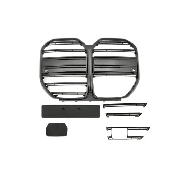 SUITABLE FOR BMW 4 SERIES G26 GRAN COUPE SPORT GRILLE GLOSSY BLACK