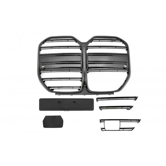 SUITABLE FOR BMW 4 SERIES G26 GRAN COUPE SPORT GRILLE GLOSSY BLACK