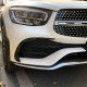 FITS FOR MERCEDES X253 C253 GLC AMG LINE (VOR FACELIFT) FRONT AERO FLAPS + FINS