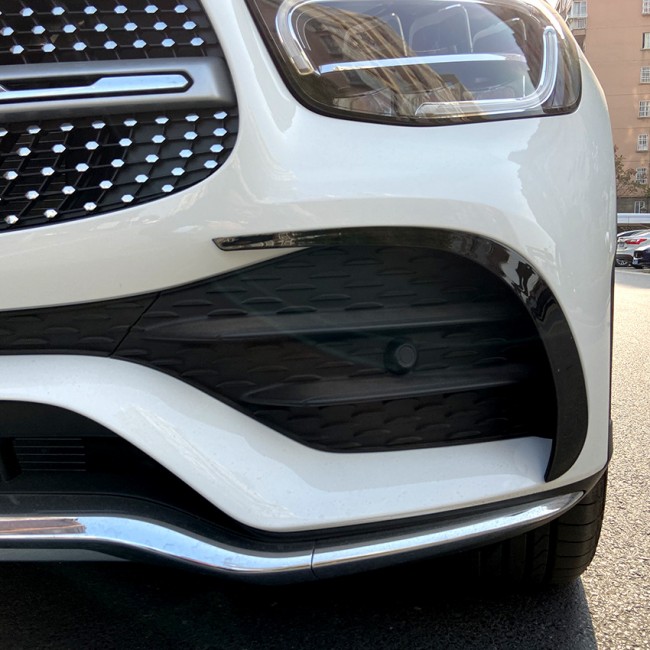 FITS FOR MERCEDES X253 C253 GLC AMG LINE (VOR FACELIFT) FRONT AERO FLAPS + FINS