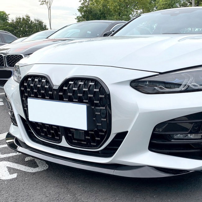 Splitter Front Spoiler Spoiler Lip fits for BMW 4er G22 G23 with M-Sportpaket
