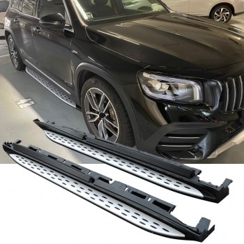 Aluminum running boards with anti-slip nubs - side steps suitable for Mercedes X247 GLB Class
