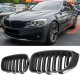 GRILLE FITS FOR BMW 3 F34 GT SPORT DOUBLE SLAT FLAT BLACK 