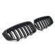 GRILLE FITS FOR BMW 3 F34 GT SPORT DOUBLE SLAT FLAT BLACK 