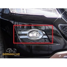 MERCEDES W164 ML-CLASS CHROME FOG LIGHT RING SURROUNDINGS OVAL SET 2009+