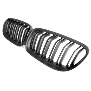 FITS FOR BMW E90 E91 SPORT GRILLE 08+ MATTE FLAT BLACK 