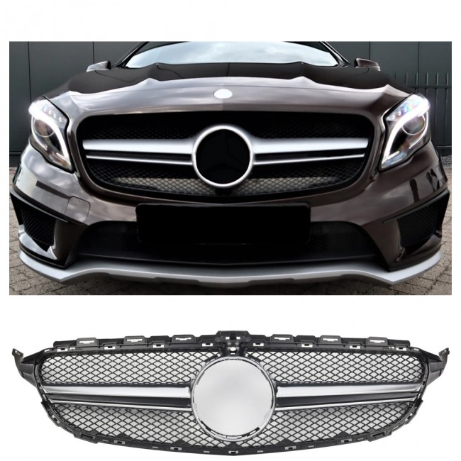 Grille Sport fits for Mercedes X156 GLA 45  