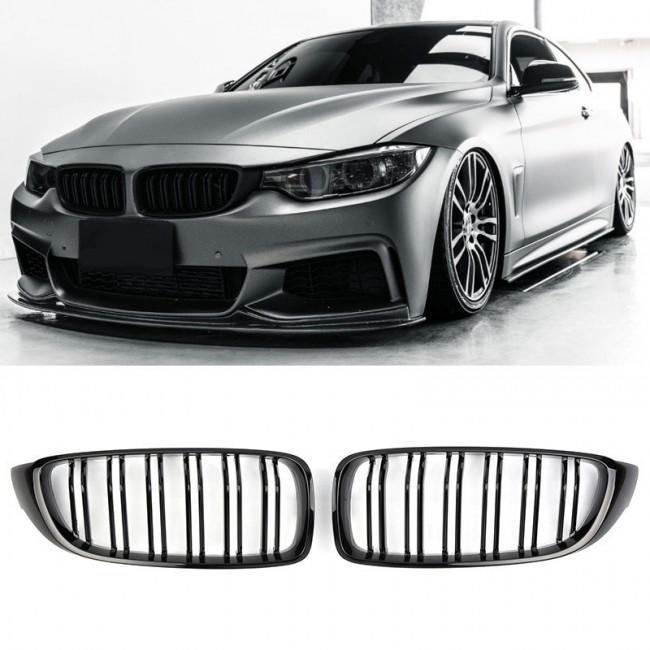 GRILLE FITS FOR  BMW F32 F33 F36 F82 and F80 SPORT GLOSS BLACK 