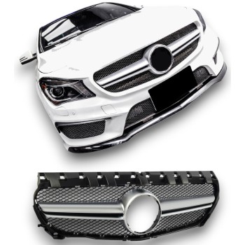 Grille Sport Silver fits for Mercedes C117 CLA-CLASS