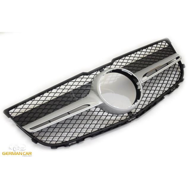 Grille Sport chrome black fits for Mercedes X204 GLK-CLASS LOOK 