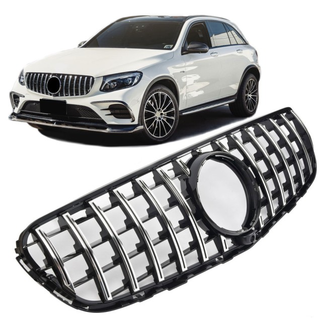 Sport Panamericana GT Grill Radiator Grille 360° fits for Mercedes X253 GLC-Class pre-facelift