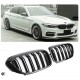 GRILLE FITS FOR BMW G30 G31 DOUBLE SLAT GLOSS BLACK 