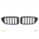 GRILLE FITS FOR BMW G30 G31 DOUBLE SLAT GLOSS BLACK 