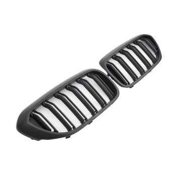 GRILLE FITS for BMW G30 G31 DOUBLE SLAT MATT BLACK 