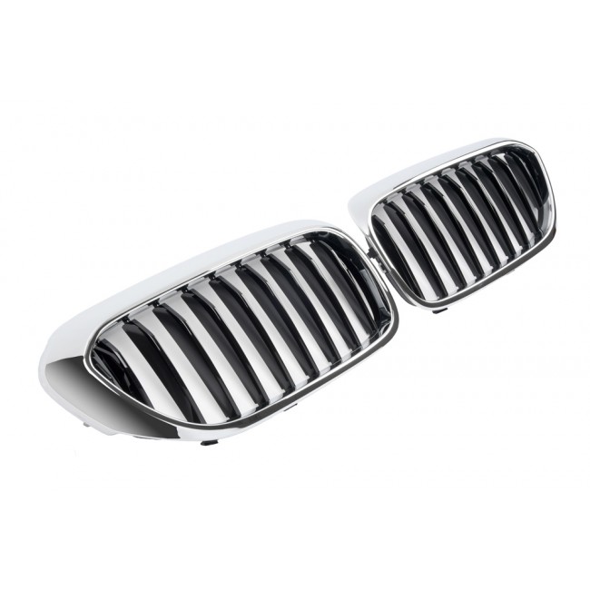 GRILLE FITS FOR BMW G30 G31 pre-LCI CHROME GLOSS BLACK 