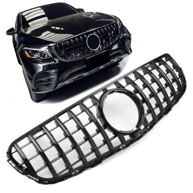 Sport Panamericana GT Grill Radiator Grille 360° fits for Mercedes X253 GLC-Class pre-facelift