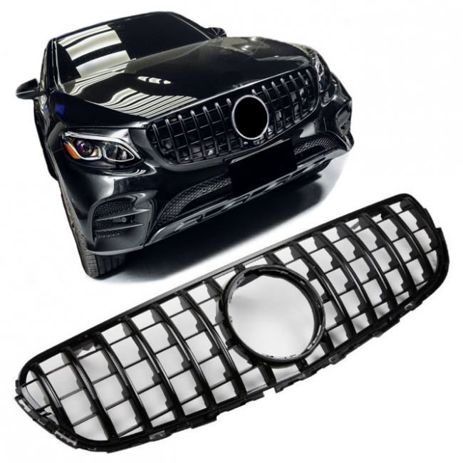 Sport Panamericana GT Grill Grille fits for Mercedes X253 C253 GLC pre-facelift