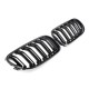 GRILL FITS FOR BMW E92 E93 10-13 SPORT DOUBLE SLAT GLOSSY BLACK 