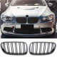 GRILL FITS BMW E92 E93 10-13 SPORT DOUBLE SLAT FLAT BLACK 