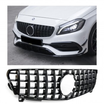 Grille Sport fits for Mercedes W176 A-CLASS FACELIFT PANAMERICANA LOOK 