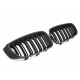 GRILLE FITS FOR BMW 3 F34 GT SPORT DOUBLE SLAT FLAT BLACK 