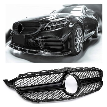 Grille fits for Mercedes W205 2018-2021 360°