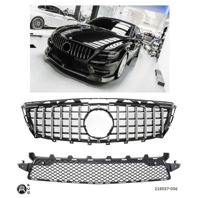 Grille Sport fits for Mercedes W218 CLS 2011-2014  PANAMERICANA LOOK 