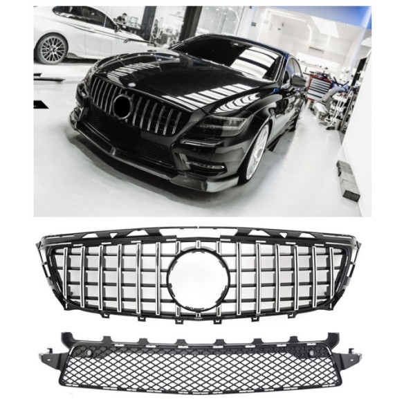 Grille Sport fits for Mercedes W218 CLS 2011-2014  PANAMERICANA LOOK 