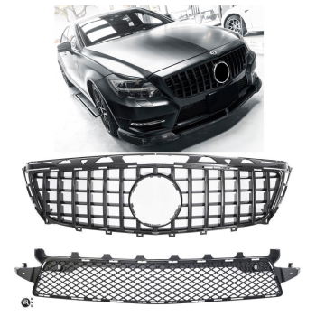 Grille Sport fits for Mercedes W218 CLS 2011-2014  PANAMERICANA LOOK 