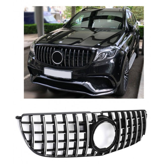 Grille Sport fits for Mercedes X166 GLS 2016+ PANAMERICANA GT LOOK 