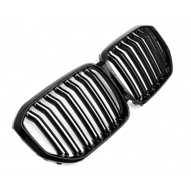 GRILLE FITS FOR BMW X5 G05 SPORT DOUBLE SLAT GLOSS BLACK 2018-2023