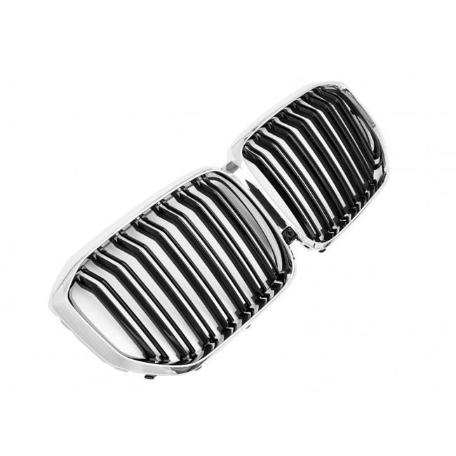 GRILLE FITS FOR BMW X5 G05 SPORT DOUBLE SLAT CHROME BLACK 2018-2023