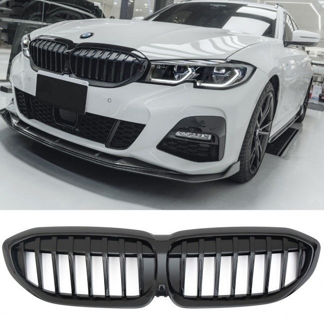 GRILLE FITS FOR BMW 3ER G20 G21 2019-2022 SPORT GLOSS BLACK 
