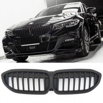 GRILLE FITS FOR BMW 3ER G20 G21 2019-2022 SPORT FLAT BLACK 