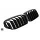 GRILLE FITS FOR BMW G30 G31 LCI SPORT DOUBLE SLAT  GLOSS BLACK 