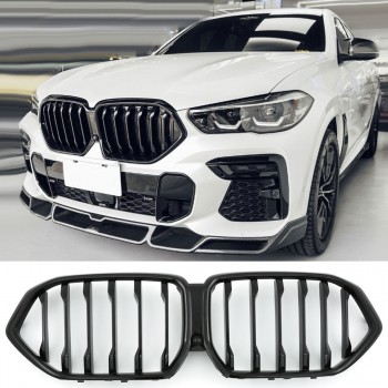 GRILLE FITS BMW X6 G06 SPORT GLOSS BLACK 