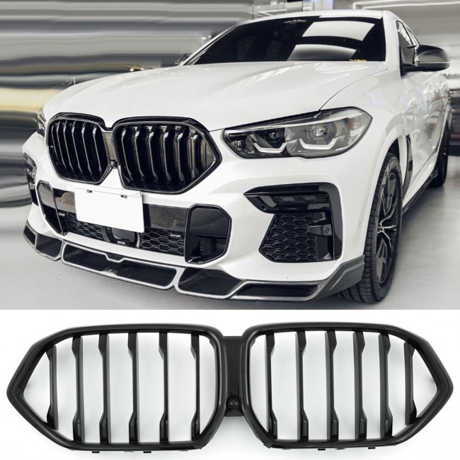 GRILLE FITS BMW X6 G06 SPORT GLOSS BLACK 